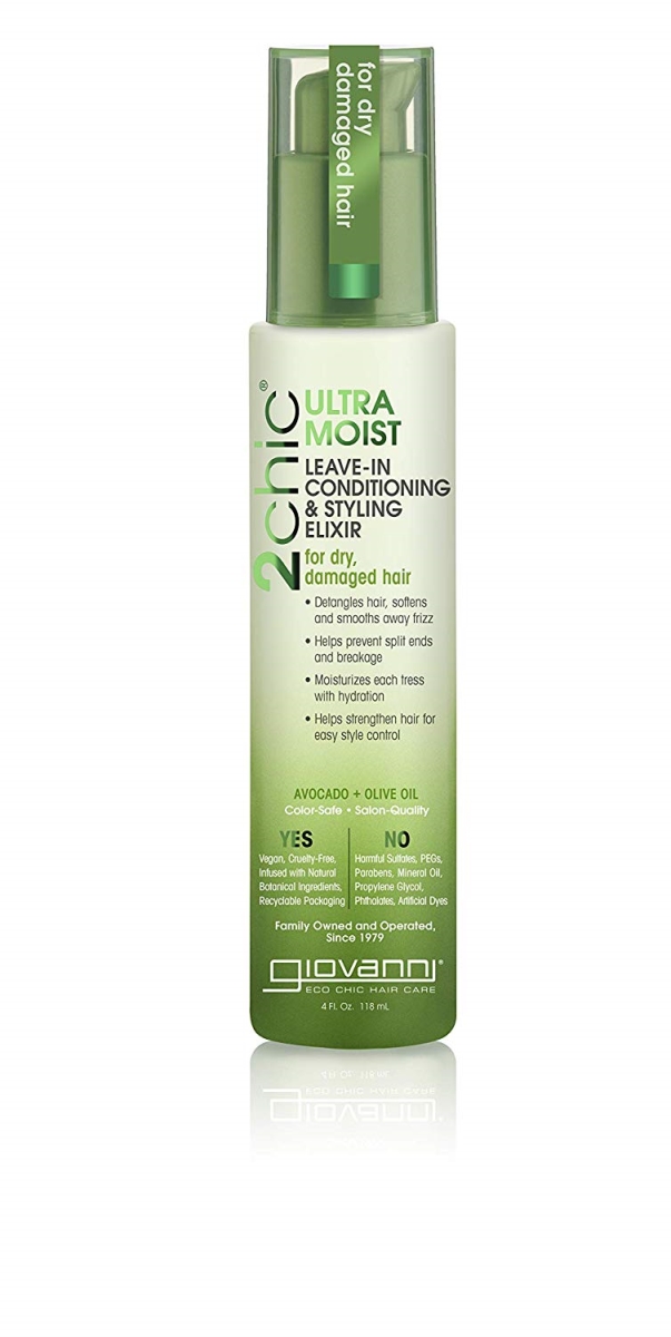 Khfm00669895 2chic Avocado & Olive Oil Ultra-moist Leave-in Conditioning & Styling Elixir, 4 Oz