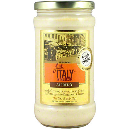 FRESH CREAM, BUTTER, FRESH GARLIC & PARMIGIANO-REGGIANO CHEESE