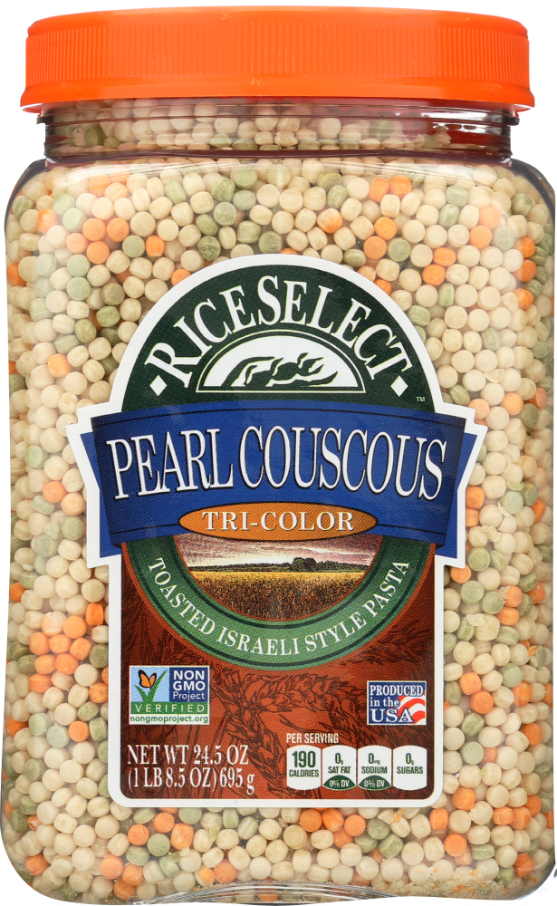 Riceselect Khlv00279120 Tri Color Pearl Couscous, 24.5 Oz