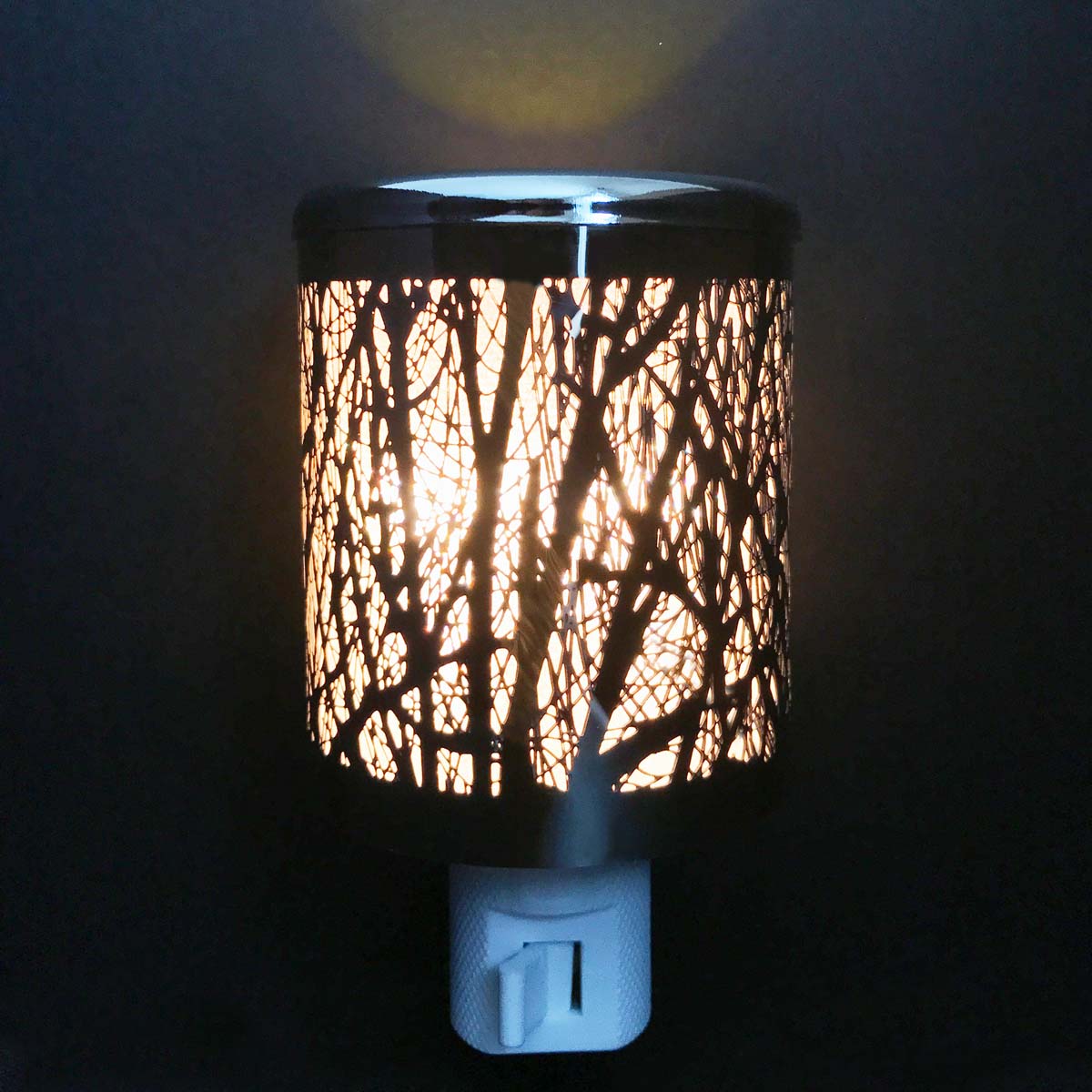 Nl1075 Aluminum Crafted Led Night Light - Forest