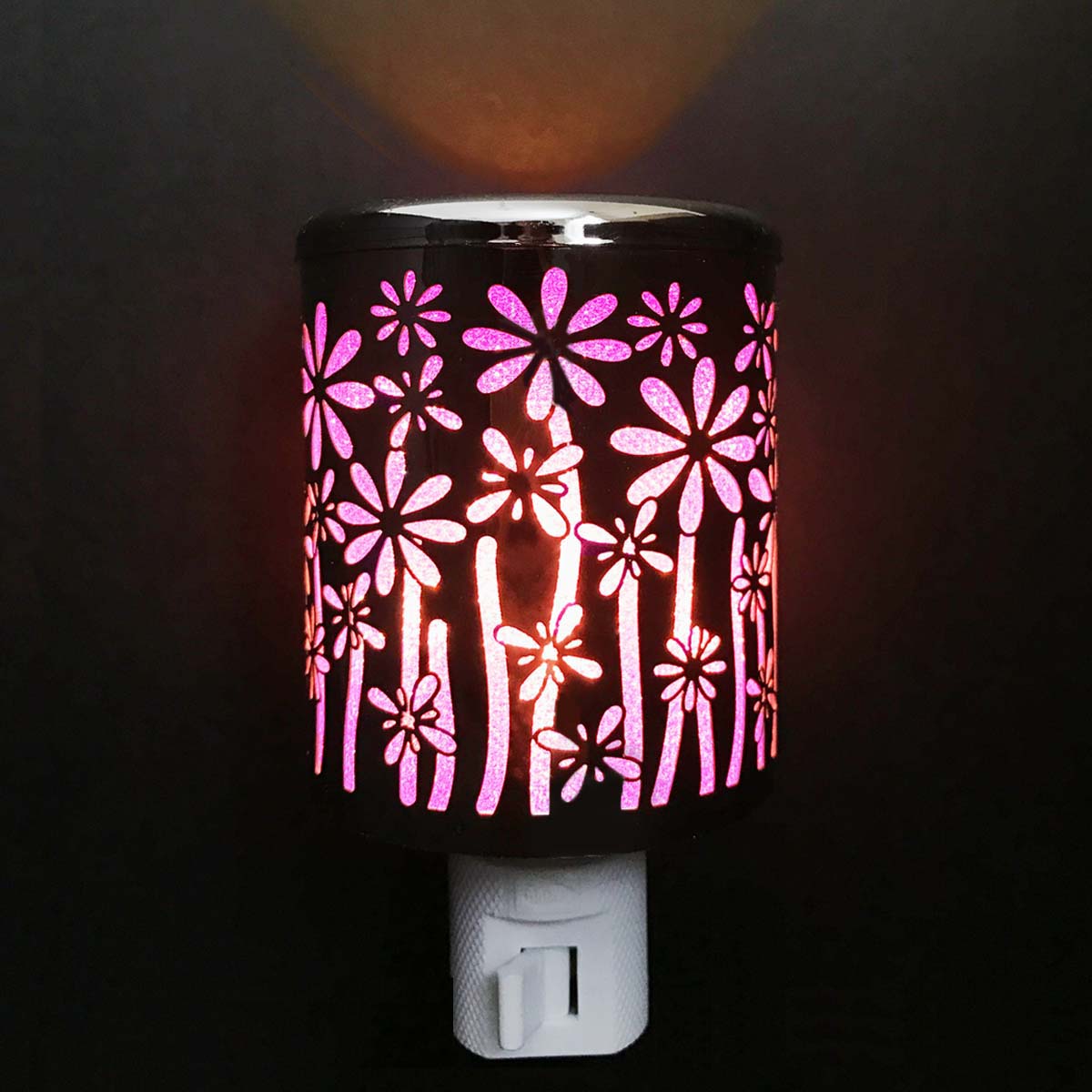 Nl 1105 Aluminum Crafted Led Night Light - Flower