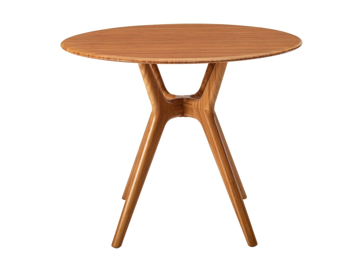 G0097am 36 In. Sitka Round Dining Table, Amber