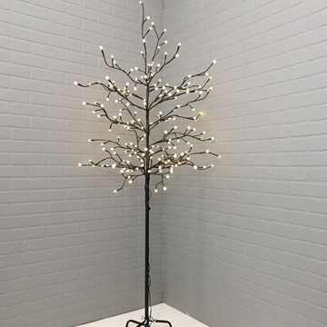 Gerson 92415027 6 Ft. Tall Electric City Lights Tree With 204 Warm White Lights & Outdoor Adaptor