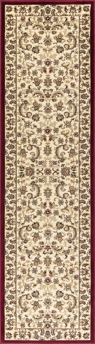 C483.01.cr.2x8 2 X 8 Ft. Classic Eternal Traditional & Oriental Rug, Cream & Red