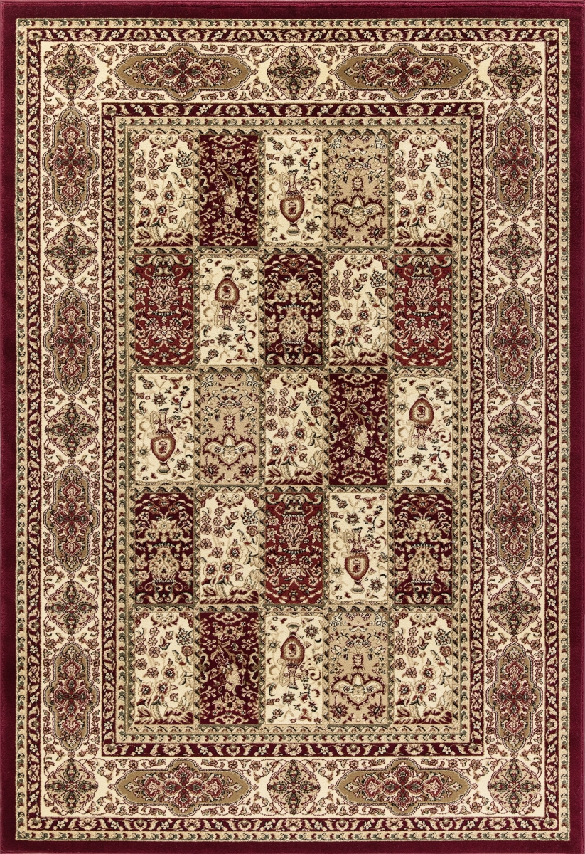 C483.04.rd.2x3 2 X 3 Ft. Classic Baykal Traditional & Oriental Rug, Red & Cream