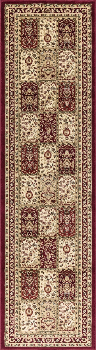 C483.04.rd.2x8 2 X 8 Ft. Classic Baykal Traditional & Oriental Rug, Red & Cream