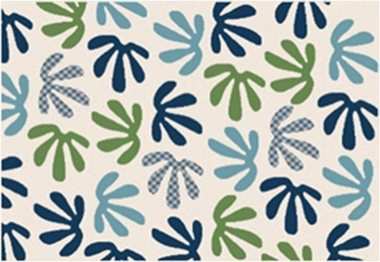 Iofn.03.cr.5x8 5 X 8 Ft. Island Breeze Daisy Floral & Botanical Rug, Cream & Green