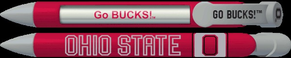 8043 Ohio State University Buckeyes Pen With Rotating Messages - Pack Of 4