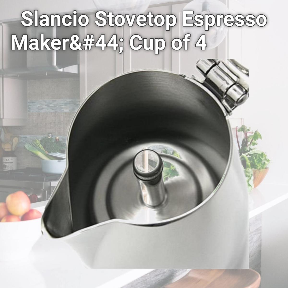Picture of ILSA V136-4 Slancio Stovetop Espresso Maker&#44; Cup of 4