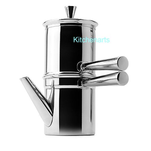 V135-9 Stainless Steel Neapolitan Coffee Maker - Cup Of 9