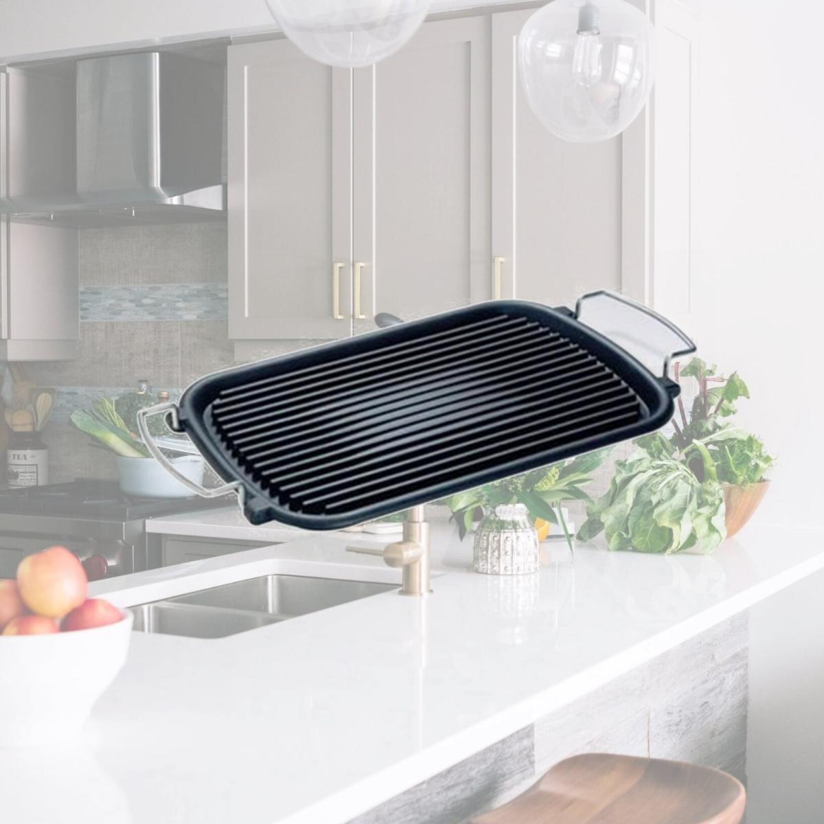 Picture of ILSA V175 9 x 14.5 in. Cast Iron Rectangular Grill