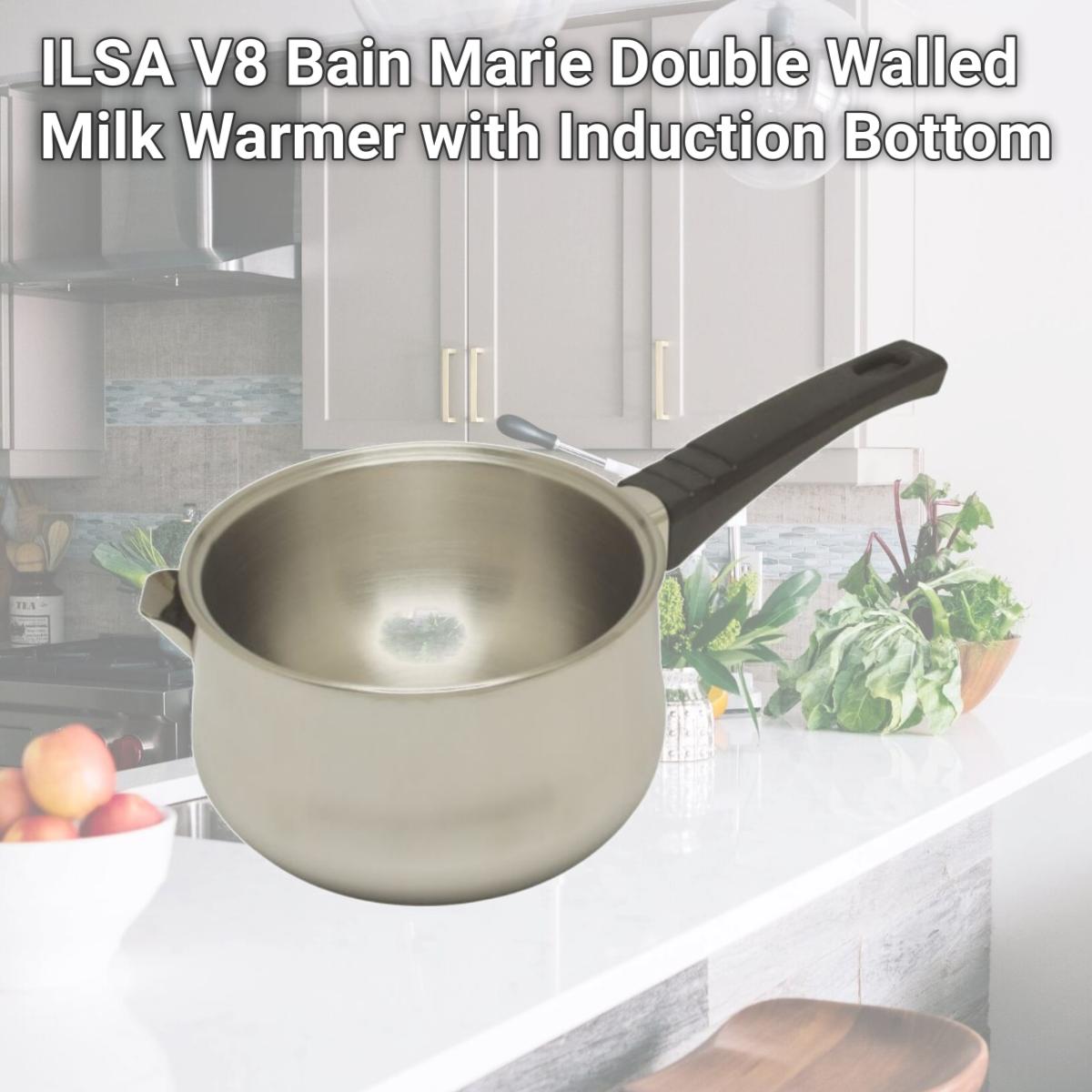 Picture of ILSA V8 Bain Marie Double Walled Milk Warmer with Induction Bottom