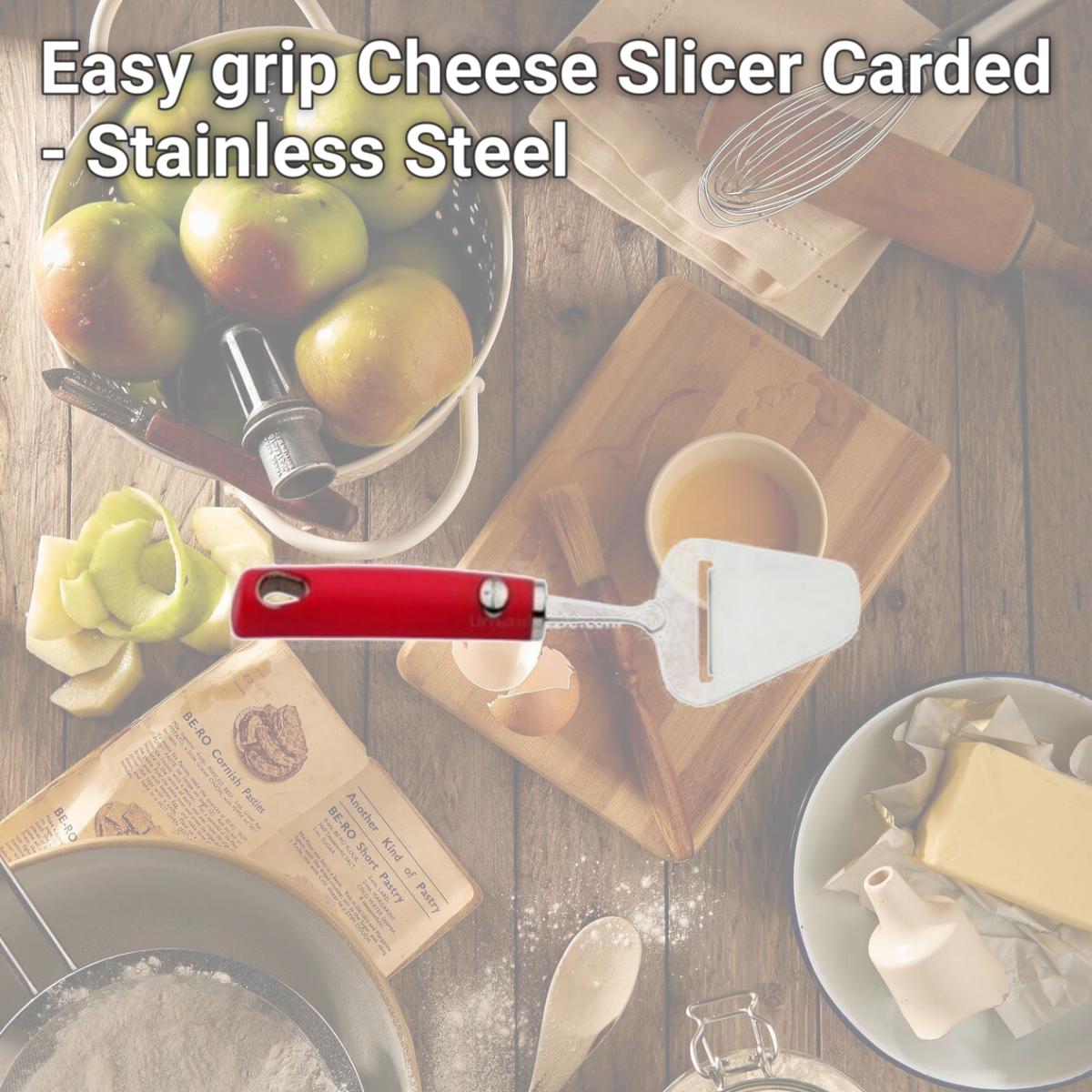 Picture of Ghidini V233 Easy grip Cheese Slicer Carded - Stainless Steel