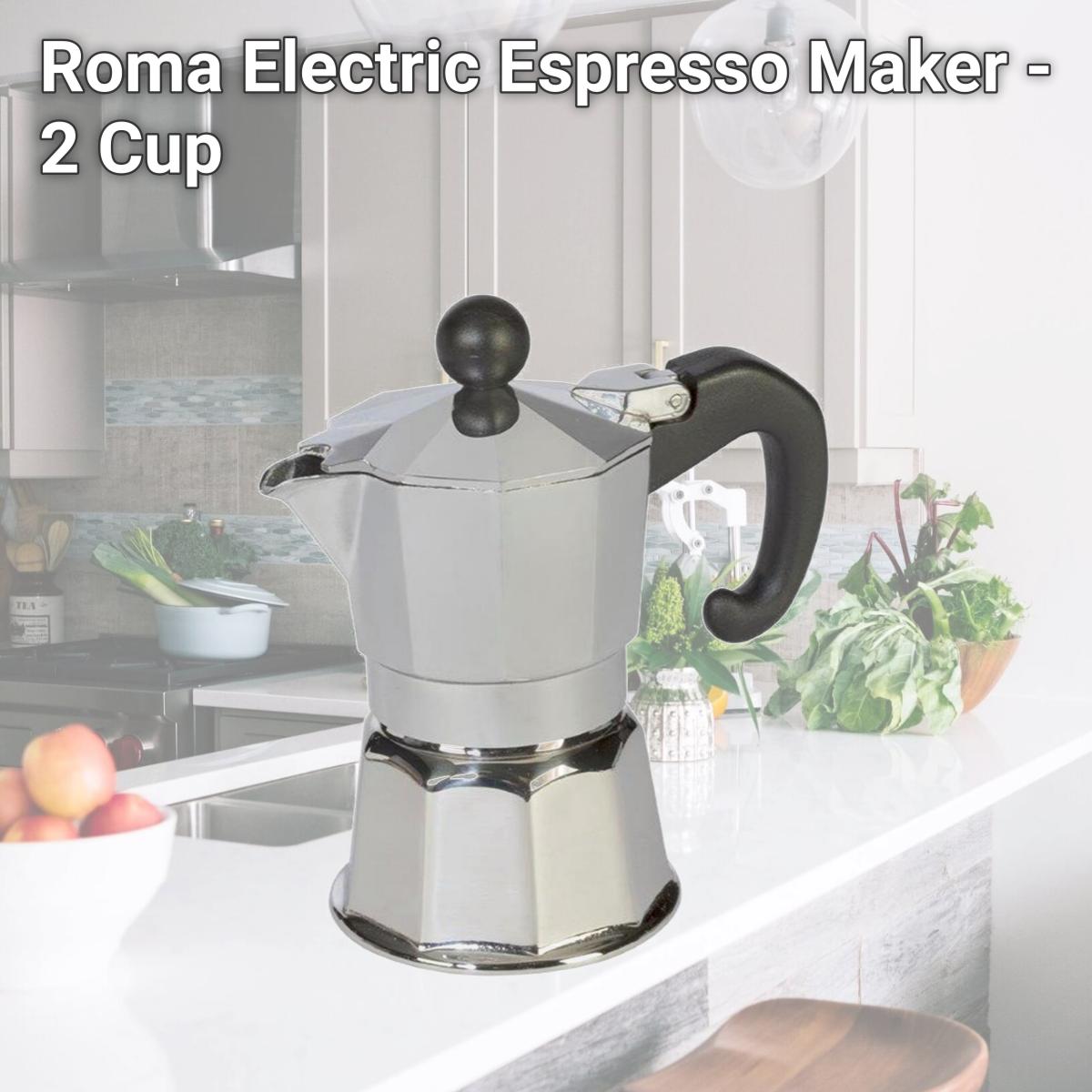 Picture of Moka Amica V602-2 Roma Electric Espresso Maker - 2 Cup