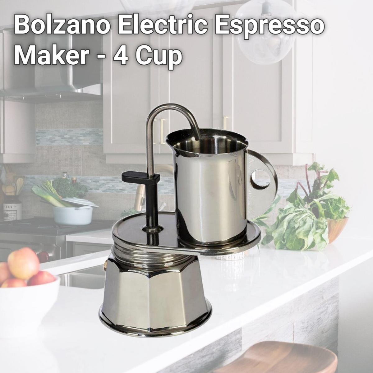 Picture of Moka Amica V603-4 Bolzano Electric Espresso Maker - 4 Cup