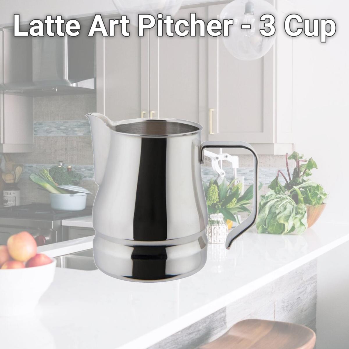 Picture of Evolution V521-3 Latte Art Pitcher - 3 Cup
