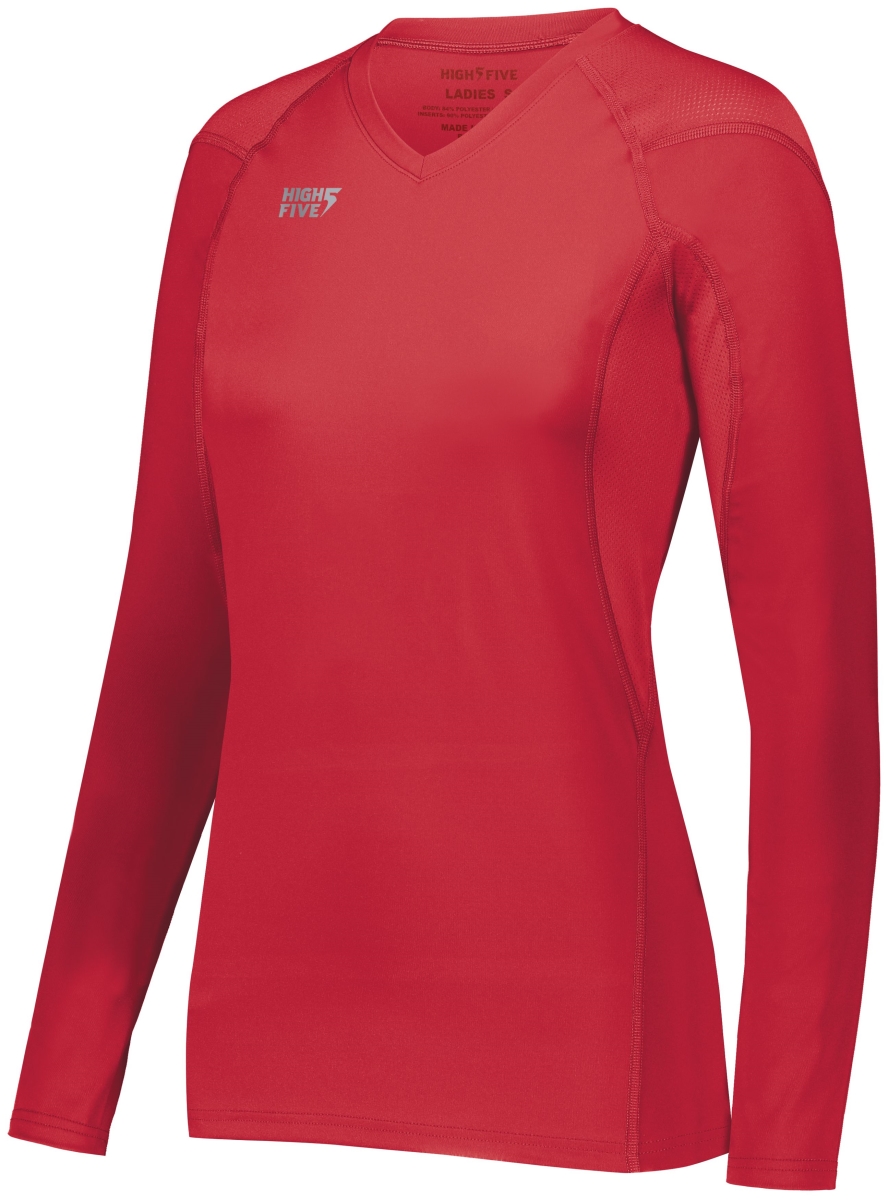 UPC 784371883096 product image for 342212.080.M Ladies Truhit Long Sleeve Volleyball Jersey, Black - Medium | upcitemdb.com