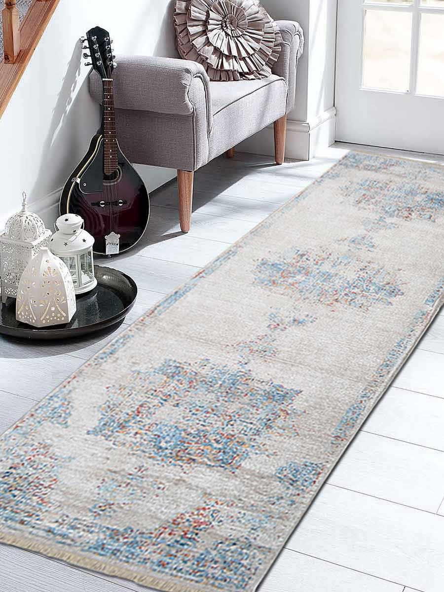 2 Ft. 6 In. X 9 Ft. 10 In. Machine Woven Polyester Runner Area Rug, Multicolor