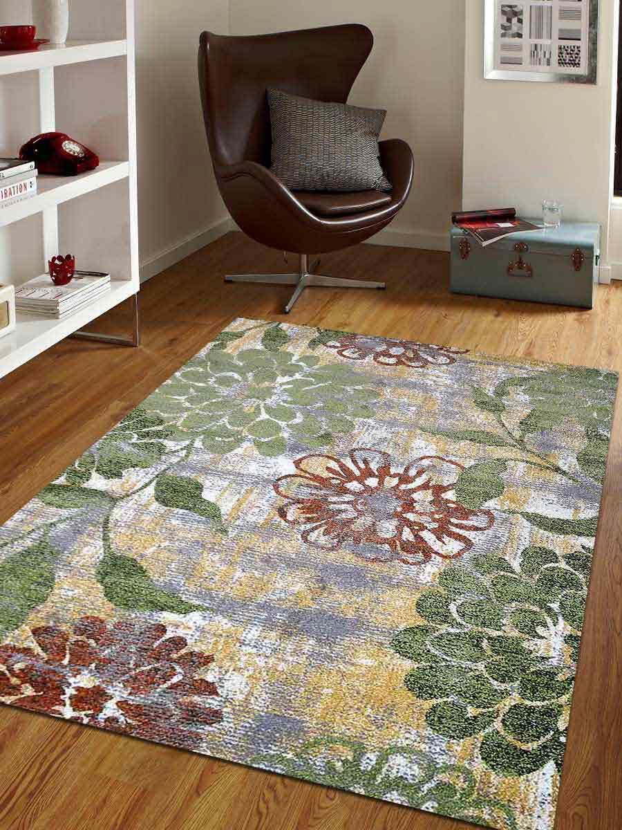 Get My Rugs M00024m0113a15 8 X 10 Ft. Machine Woven Polypropylene Area Rug, Turkish Floral - Beige Green