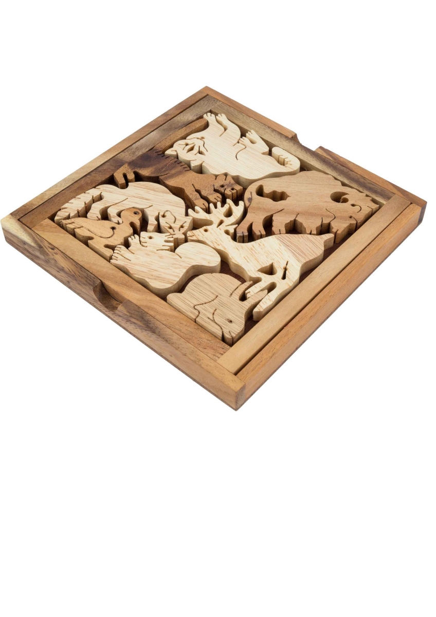 8 Piece Zoo Puzzle Box