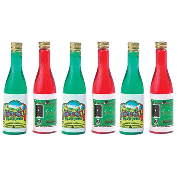 AZD3180 Wine Bottles for Dollhouse Miniature - Pack of 6