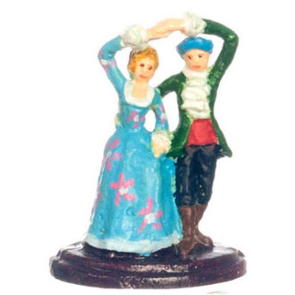 FCA4272 Dancing Couple Figurine for Dollhouse Miniature