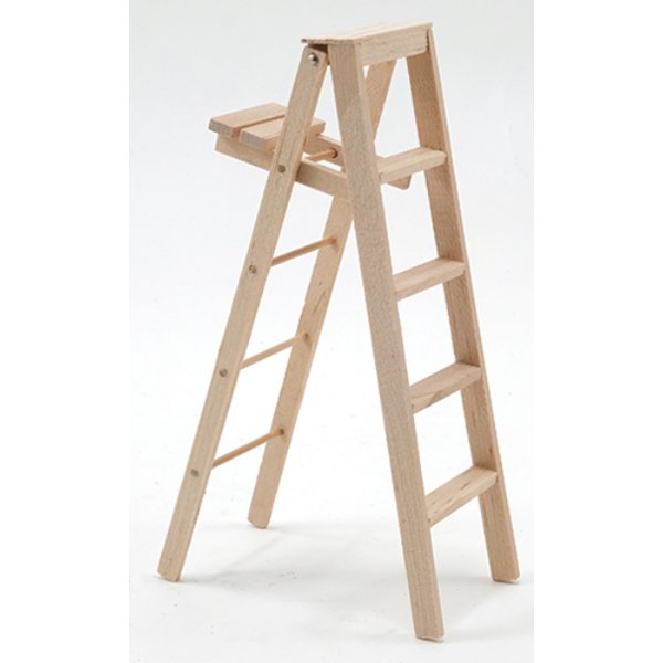 CLA08668 5 in. Step Ladder for Dollhouse Miniature