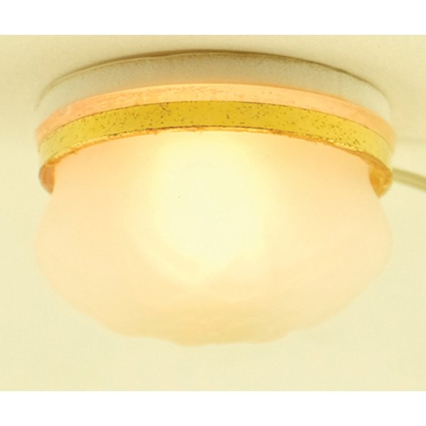 MH671 Frosted Ceiling Light for Dollhouse Miniature