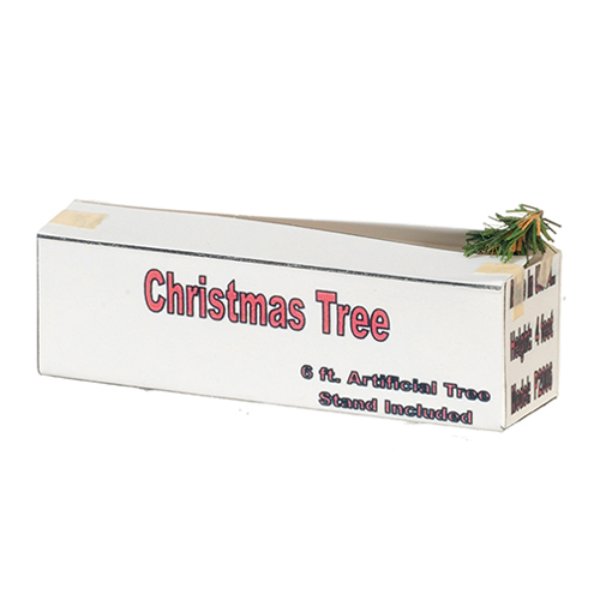 AZSH0034 Christmas Tree Box for Dollhouse Miniature