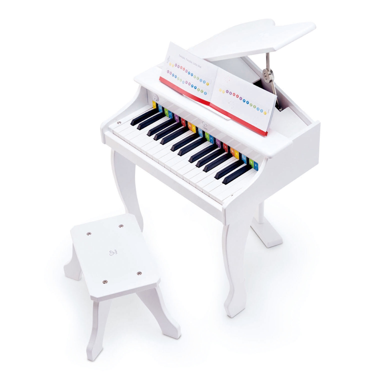 E0338 Deluxe Grand Piano, White