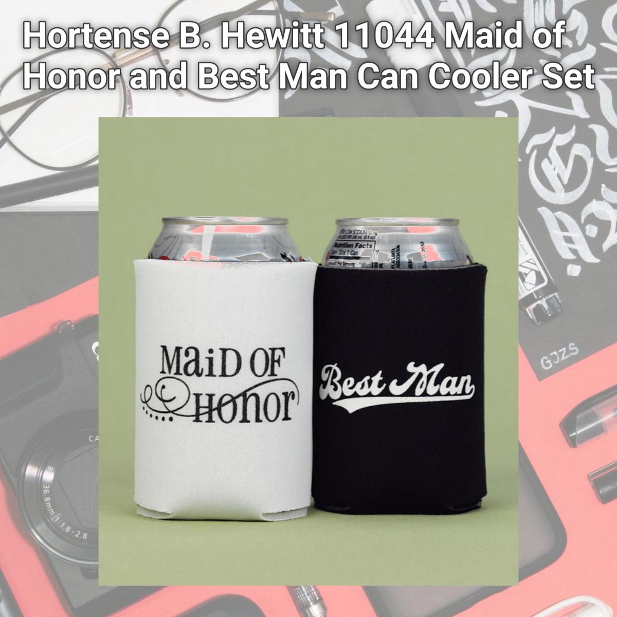 Picture of Hortense B. Hewitt 11044 Maid of Honor and Best Man Can Cooler Set