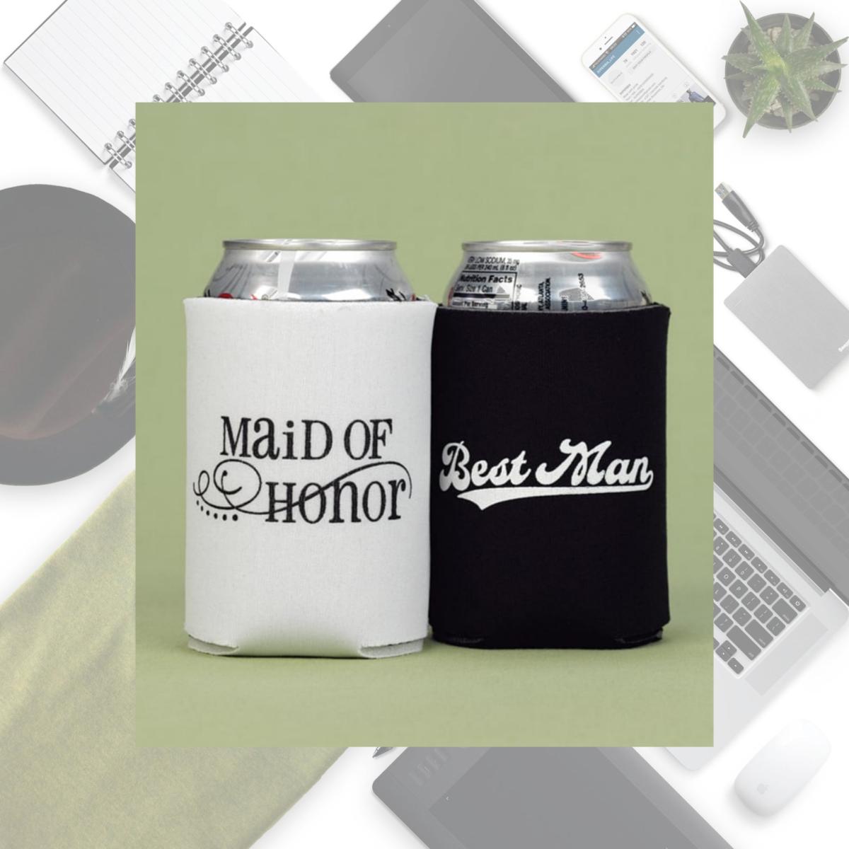 Picture of Hortense B. Hewitt 11044 Maid of Honor and Best Man Can Cooler Set
