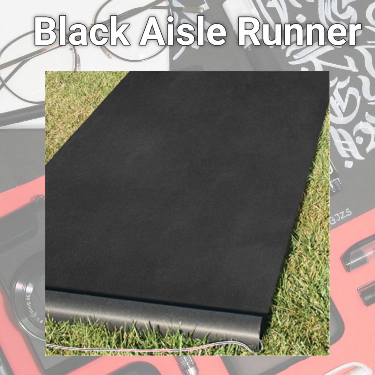 Picture of Hortense B. Hewitt 30047 Black Aisle Runner