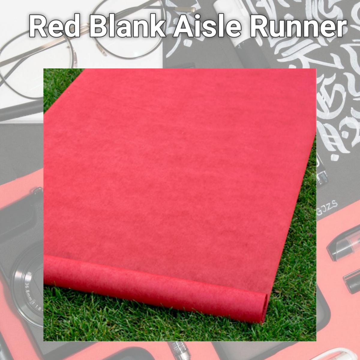 Picture of Hortense B Hewitt 30056 Red Blank Aisle Runner