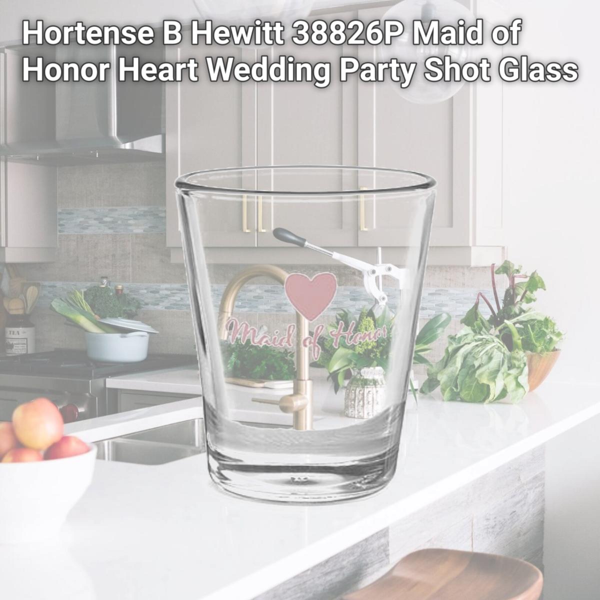 Picture of Hortense B Hewitt 38826P Maid of Honor Heart Wedding Party Shot Glass