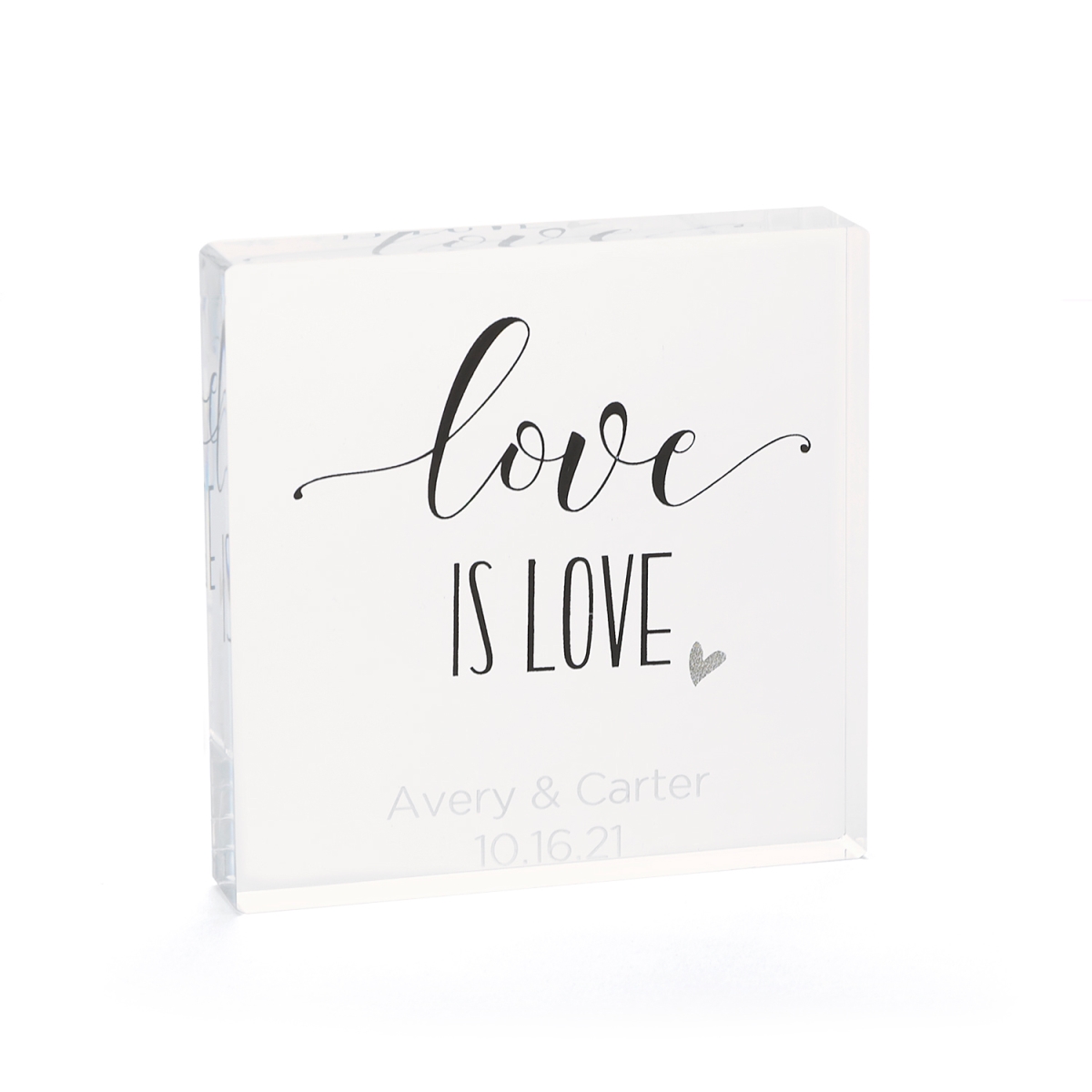 Hortense B. Hewitt 55121p Love Is Love Cake Top - Personalized