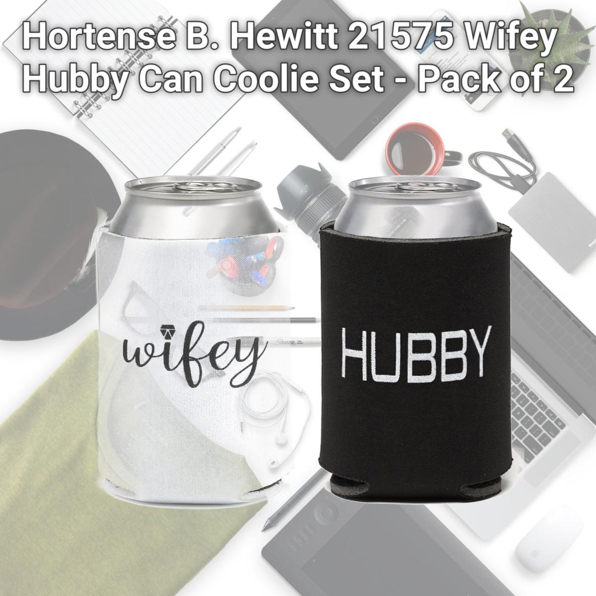 Picture of Hortense B. Hewitt 21575 Wifey Hubby Can Coolie Set - Pack of 2