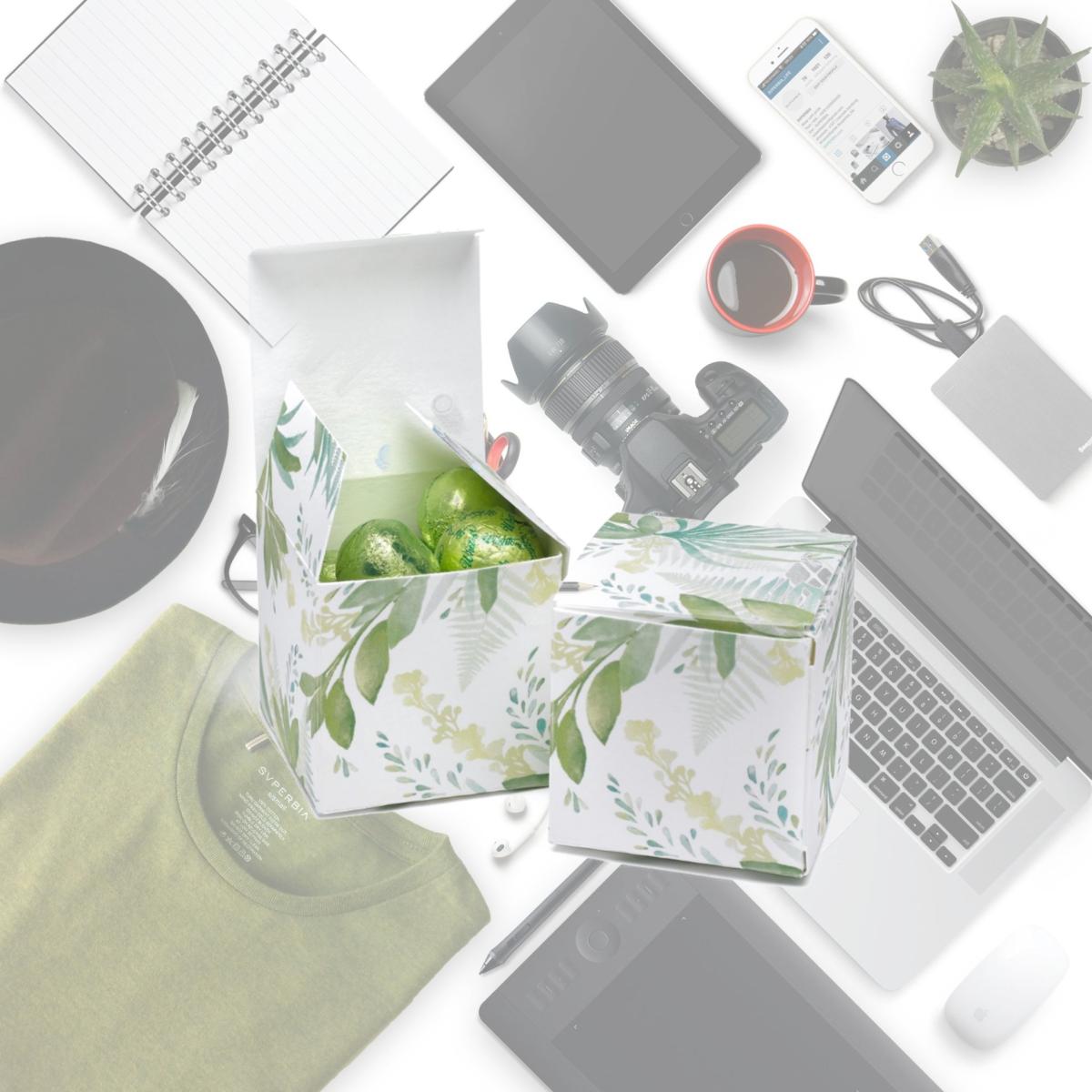 Picture of Hortense B. Hewitt 55501 Greenery Favor Box - Blank - Pack of 25