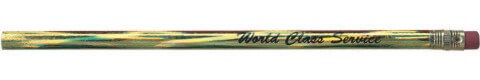 4202-sw-gold Foiled Foreman Pencils - Swirl Gold - Pack Of 576