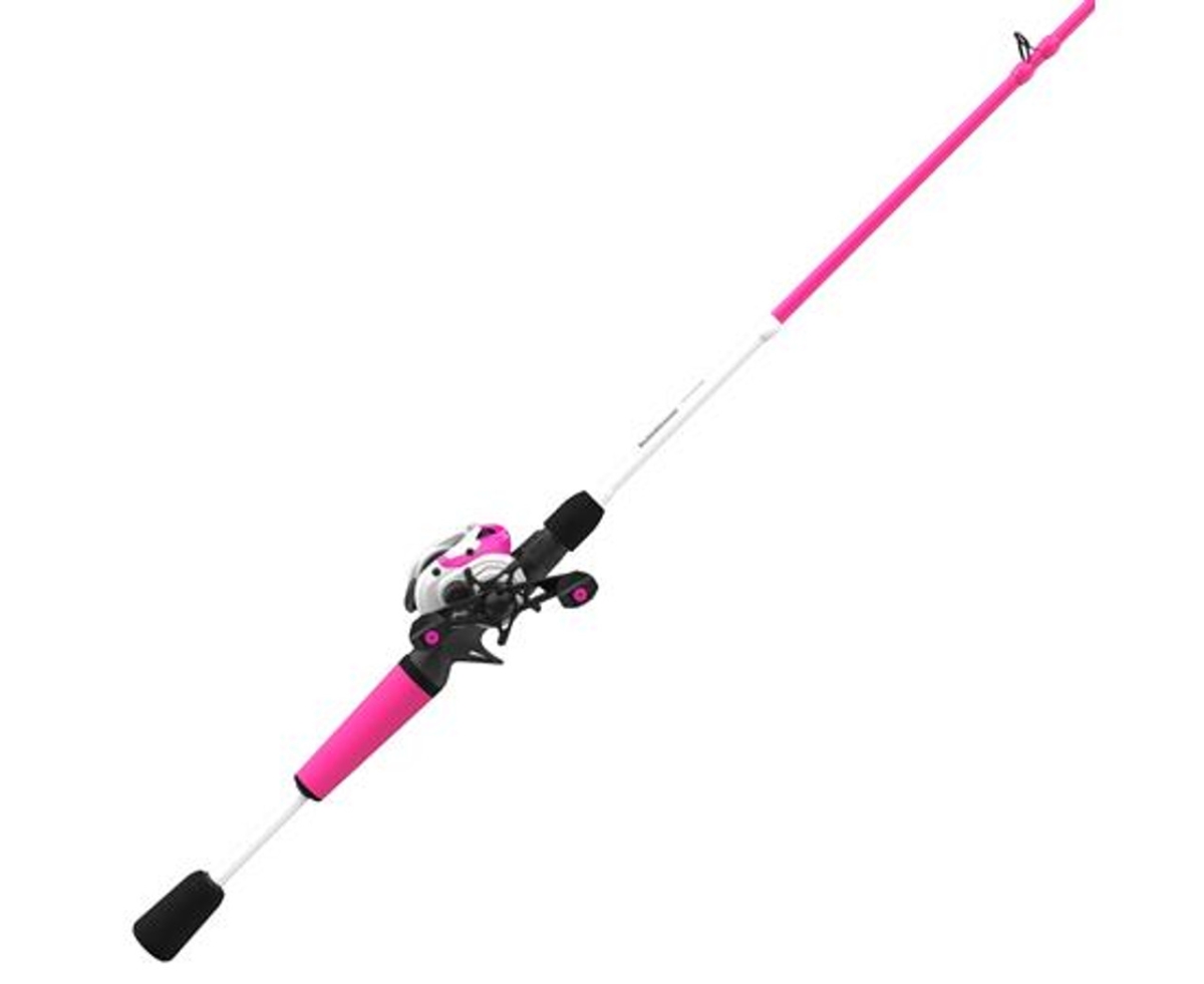 UPC 032784642206 product image for ROAMPK100662M No.12 Medium Heavy Right Hand Pink Baitcst Fishing Reel Combo | upcitemdb.com