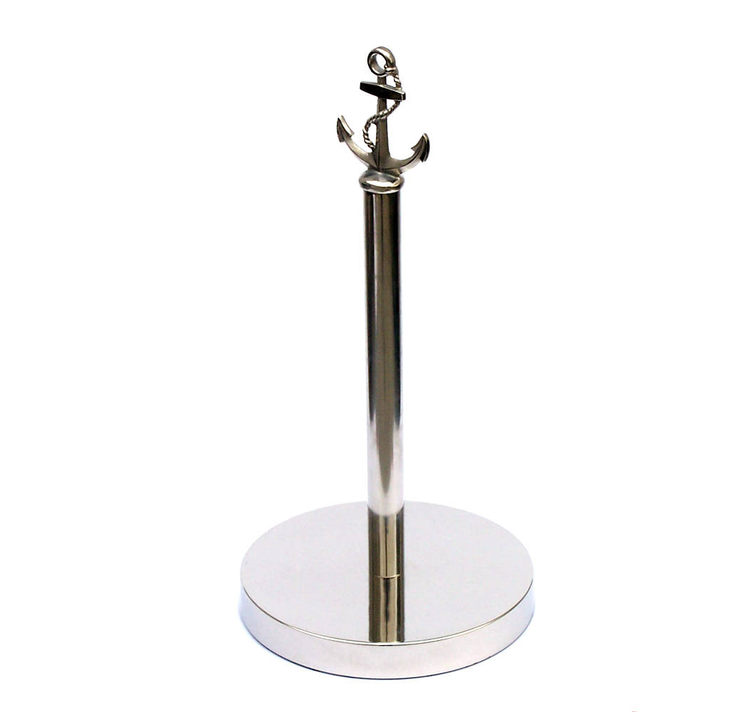 Picture of Handcrafted Model Ships ANPTH-6001-CH 7 x 7 x 16 in. Chrome Anchor Paper Towel Holder