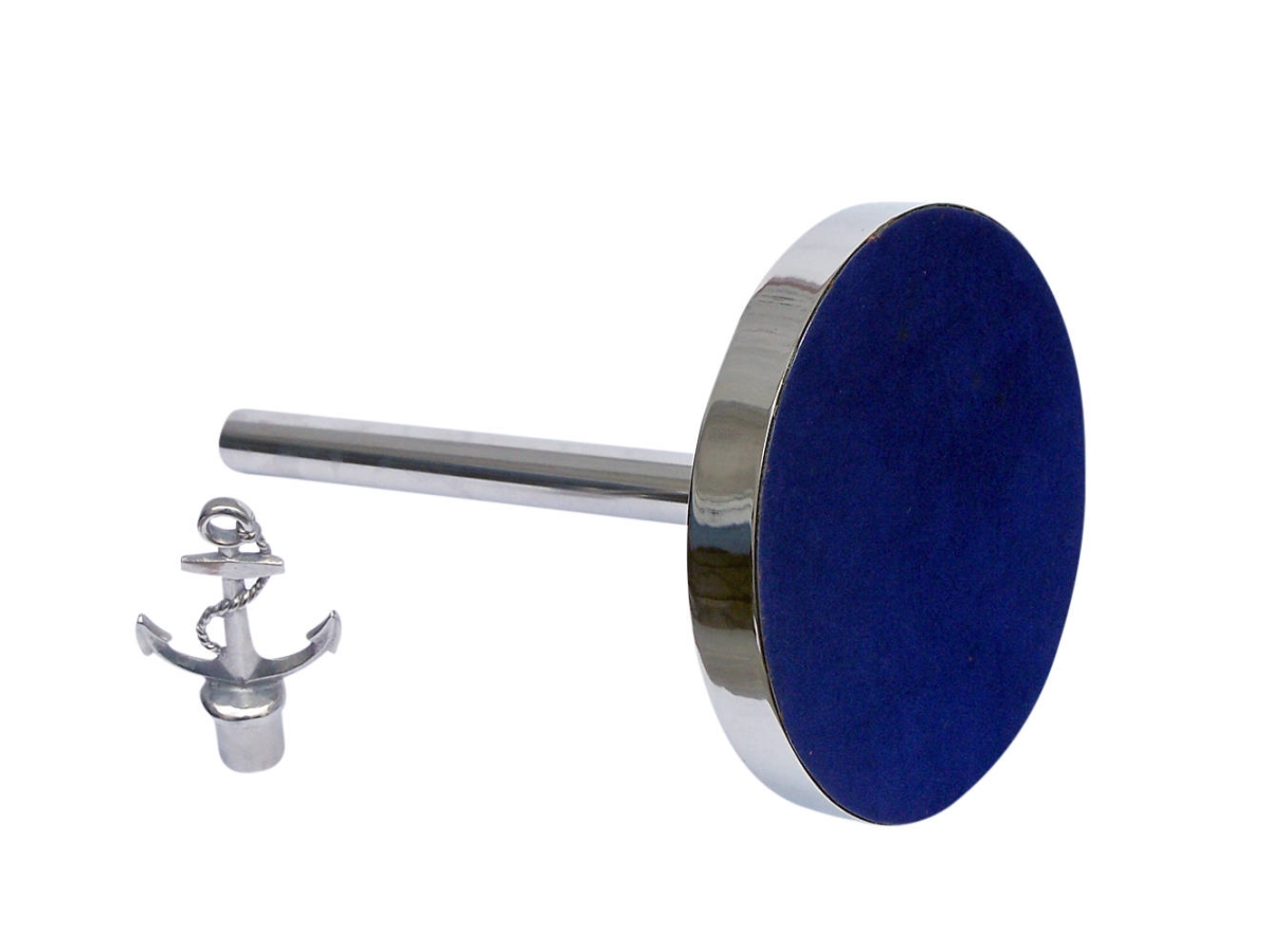 Picture of Handcrafted Model Ships ANPTH-6001-CH 7 x 7 x 16 in. Chrome Anchor Paper Towel Holder