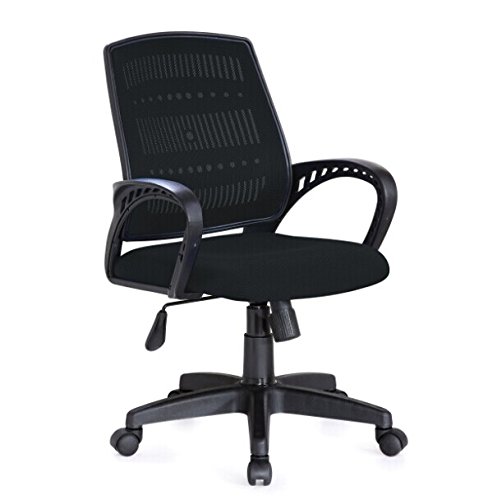 Mesh Mid Back Office Chair - Black