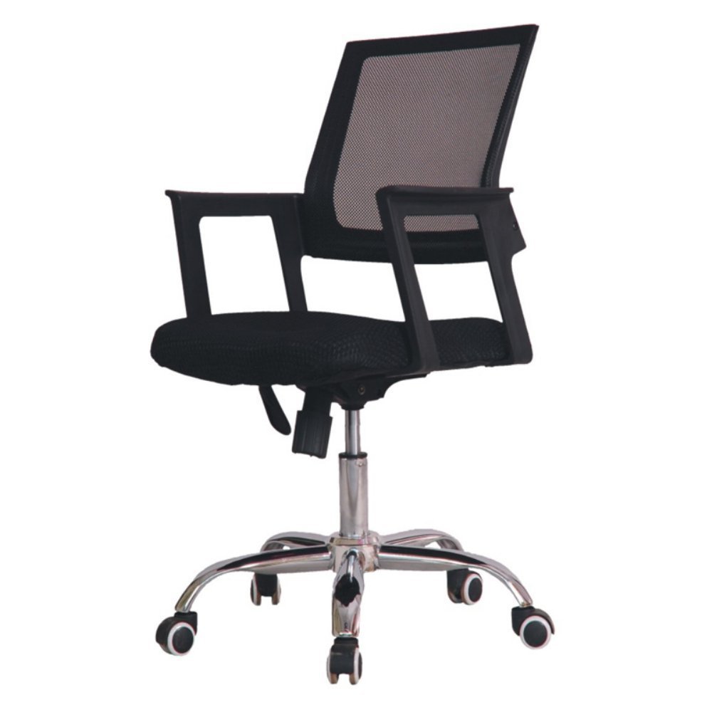 Hi-4025 Black Mesh Mid Back Office Chair-black