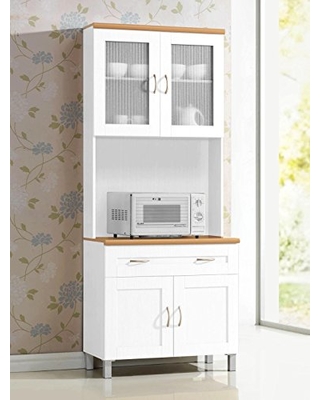Hik94 White Kitchen Cabinet