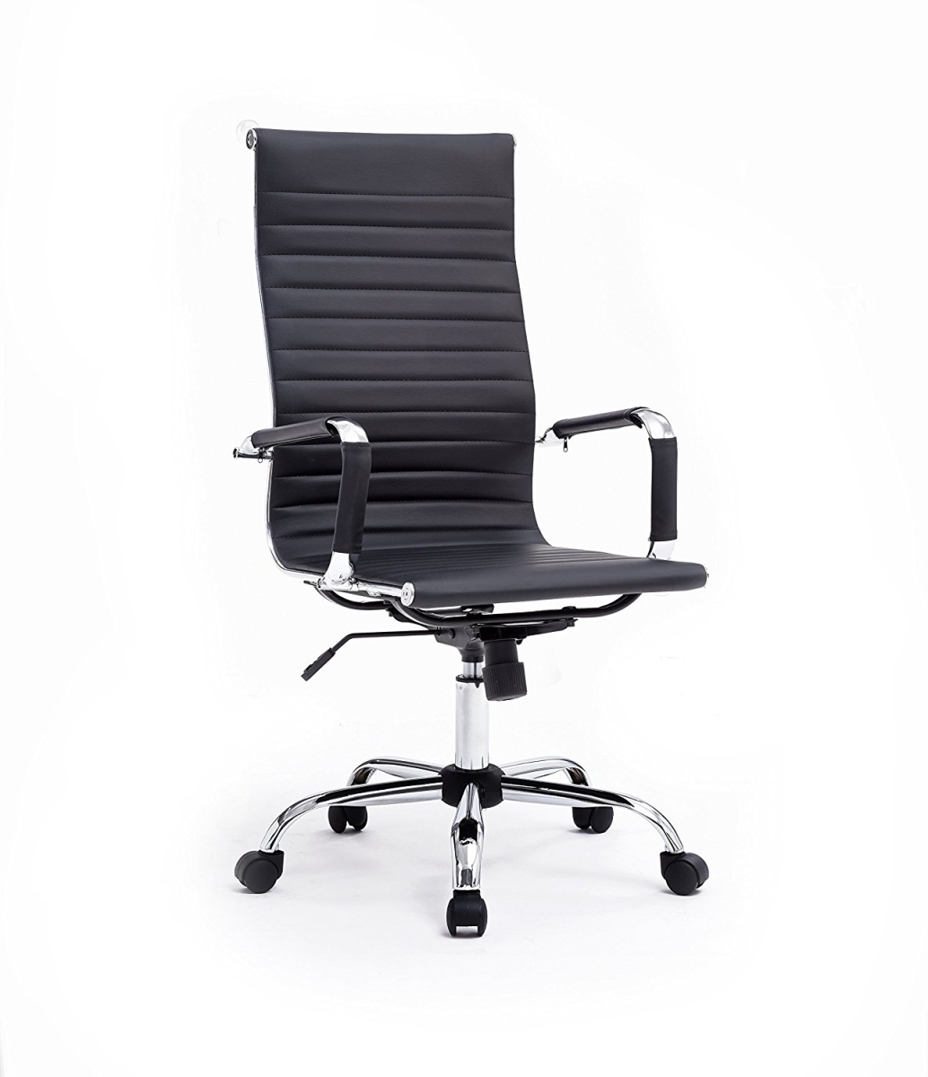 Hi-3007 Pu High Back Office Chair - Black