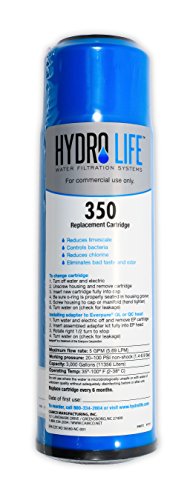 52645 300 Series Carbon & Kdf Hydro Life Filter Cartridge, Pack Of 6