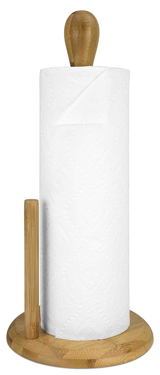 Ph44544 Natural Bamboo Paper Towel Holder
