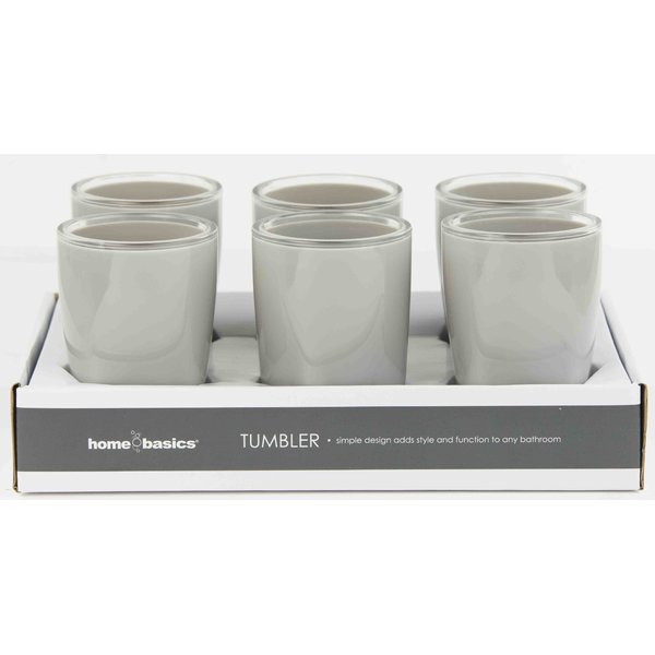 Tb41343 Tumbler - Grey, 6 Pieces