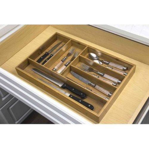 Ct44542 Bamboo Cutlery Tray - Large